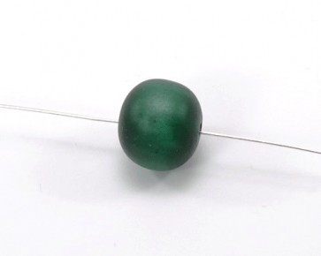 Harzperlen im Stil von Polaris Perlen, rund, dunkelgrün, 18 mm, 5 Perlen