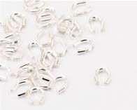 Drahtschutz, Drahtschoner, silberfarbig, 5x4mm, 20 Stk.