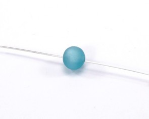 Harzperlen im Stil von Polarisperlen, rund, türkis, 10mm, 10 Perlen