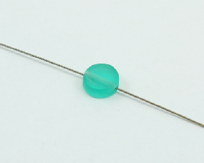 Kunstharz Perlen, meeresgrün, Scheiben, 11 mm,  6 Perlen