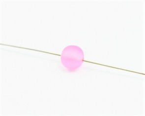 Kunstharz Perlen, rosa, rund, 10 mm, 6 Stk.