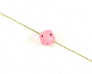 Swarovski Crystal Perlen, Bicone,10mm, pink matt, 2 Stk.