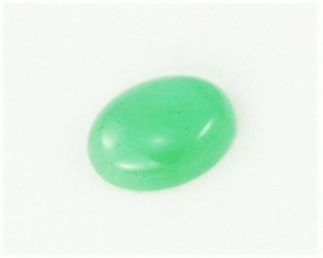 Edelstein Cabochons, grüner Aventurin, oval 16 x 12 mm, 2 Stk.