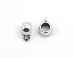 Schmuck Anhänger Ösen, silber, 5mm innen, 8mm aussen, 10 Schmuckanhänger