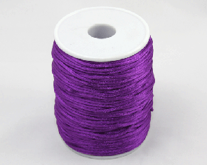 Satinkordel, Satinschnur, violett, 2 mm, 10 m