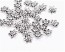 Metallzwischenteile Verbinder, Blume, antik silberfarbig, ø 9mm