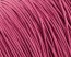 Gewachste Baumwollkordeln, Schmuckkordeln, Wachsbänder, 1 mm, pink magenta